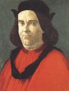 Portrait of Lorenzo de'Lorenzi Sandro Botticelli